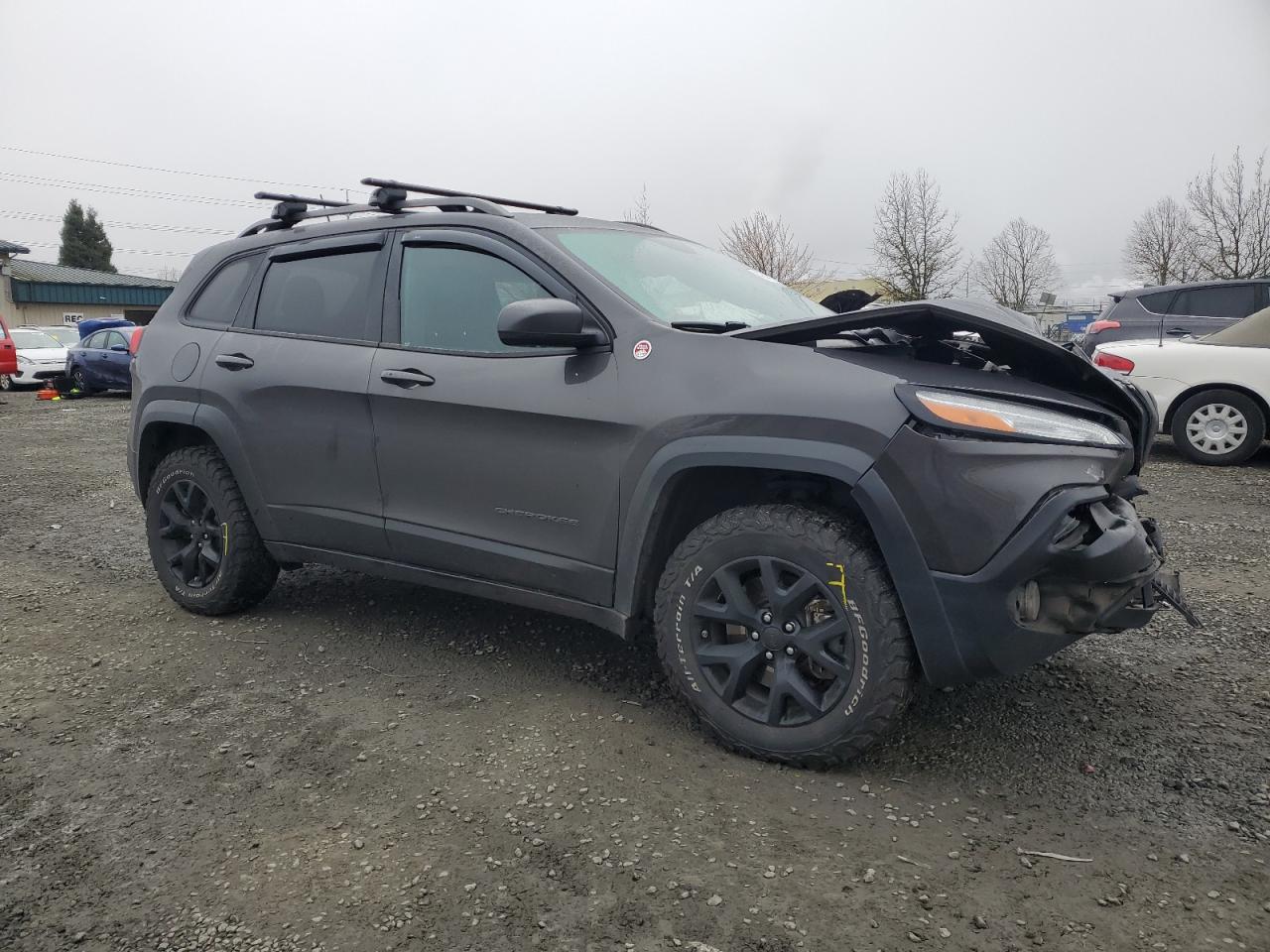 2017 Jeep Cherokee VIN 1C4PJMBS2HW651480 Copart auction photo, front end damage thumbnail 4