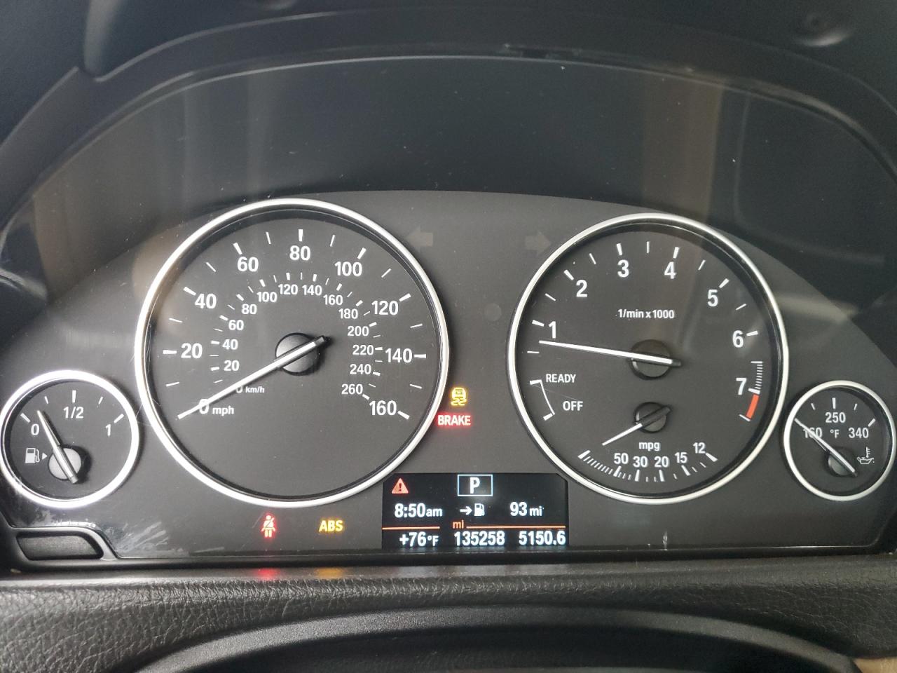 2015 BMW 3er VIN WBA3B1C5XFK137753 Copart auction photo, front end / minor dent/scratches damage thumbnail 9