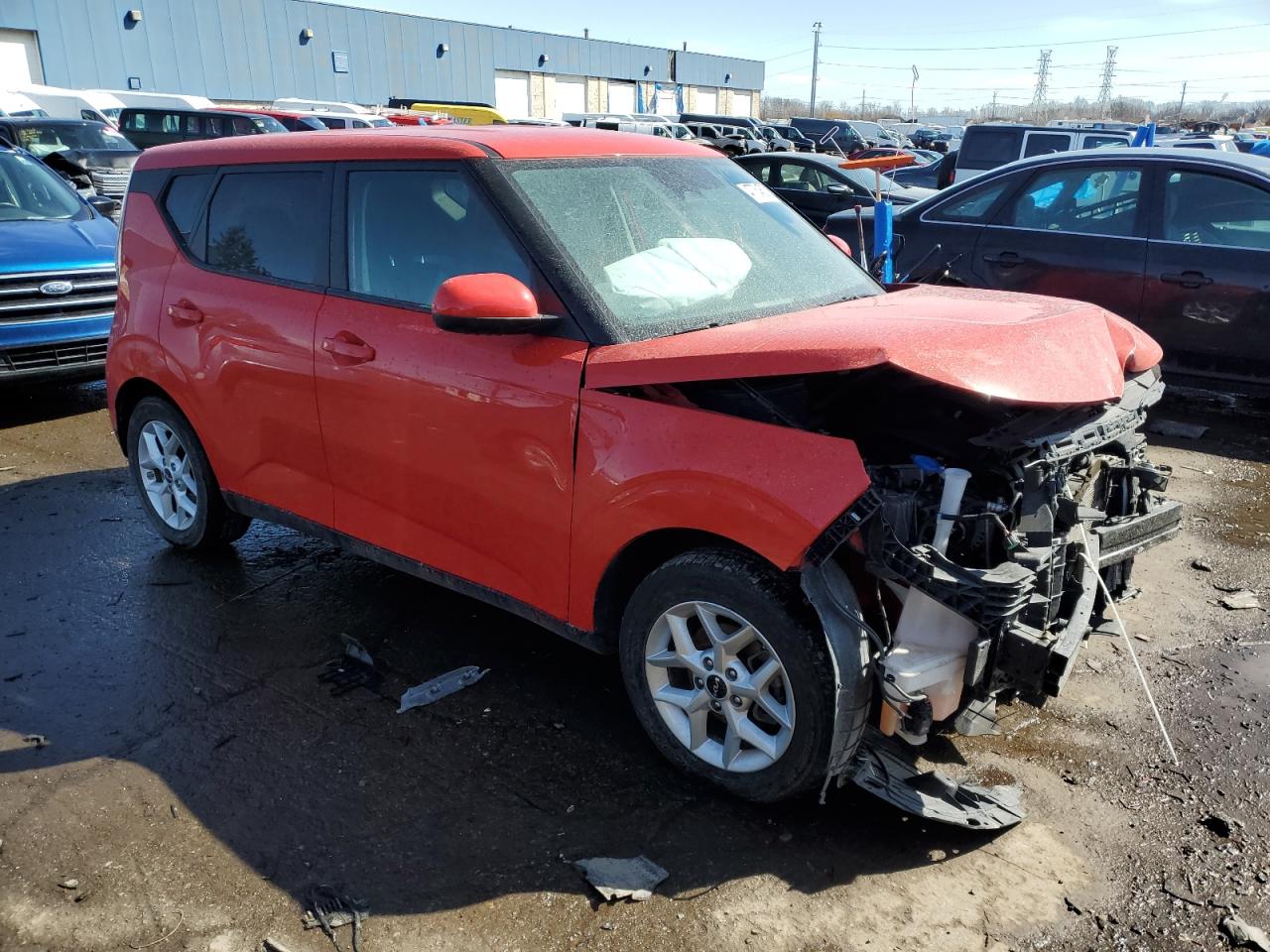 2023 KIA Soul VIN KNDJ23AU3P7196082 Copart auction photo, front end damage thumbnail 4