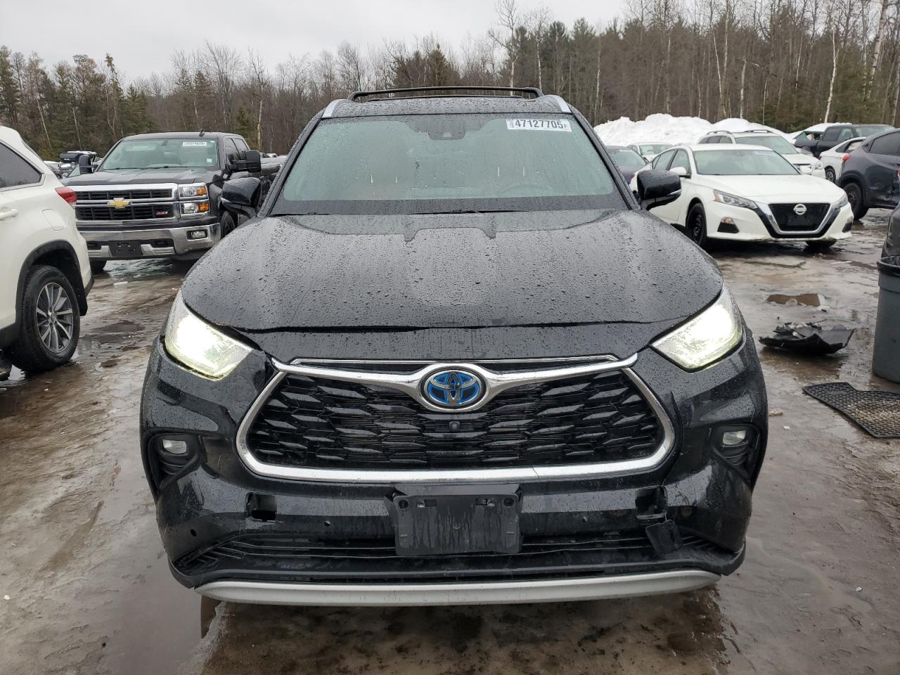 2021 Toyota Highlander VIN 5TDEBRCH9MS052218 Copart auction photo, rear end / minor dent/scratches damage thumbnail 5