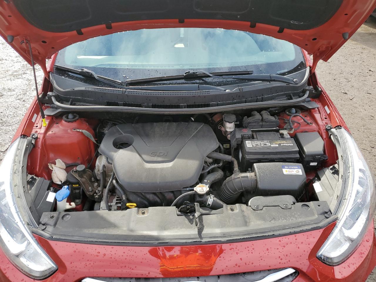 2017 Hyundai Accent VIN KMHCT4AE1HU356270 Copart auction photo, rear end / side damage thumbnail 13