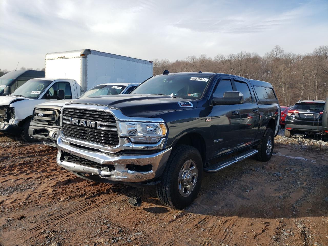 2020 RAM 2500 VIN 3C6UR5DJ3LG139859 Copart auction photo, side / front end damage thumbnail 2