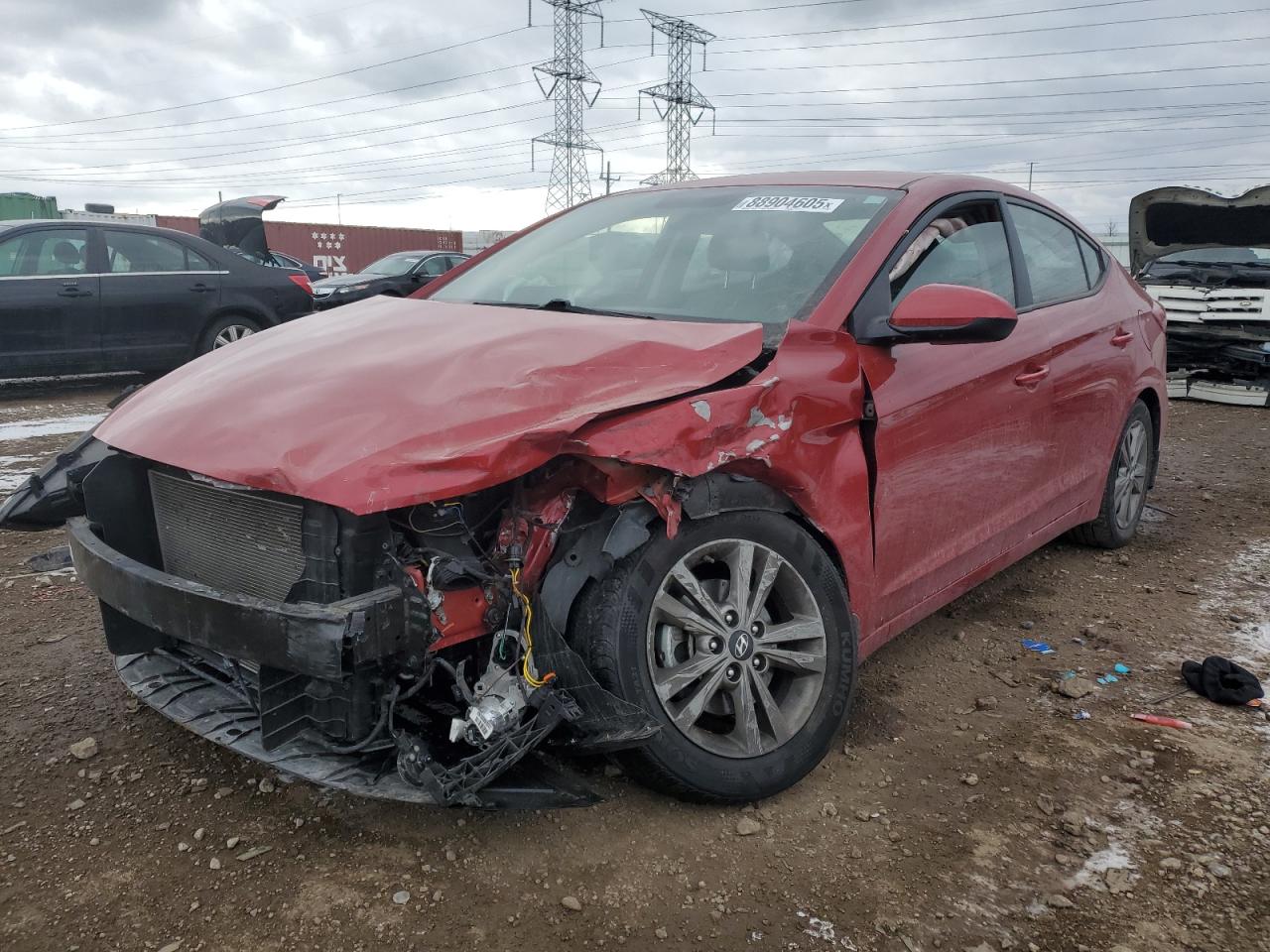 2018 Hyundai Elantra VIN 5NPD84LF6JH341599