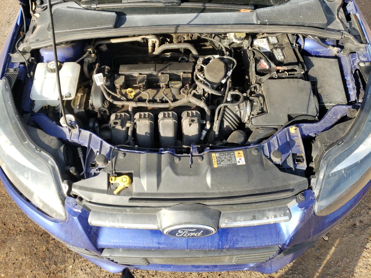 2014 Ford Focus VIN 1FADP3K2XEL332925 Copart auction photo, front end damage thumbnail 12