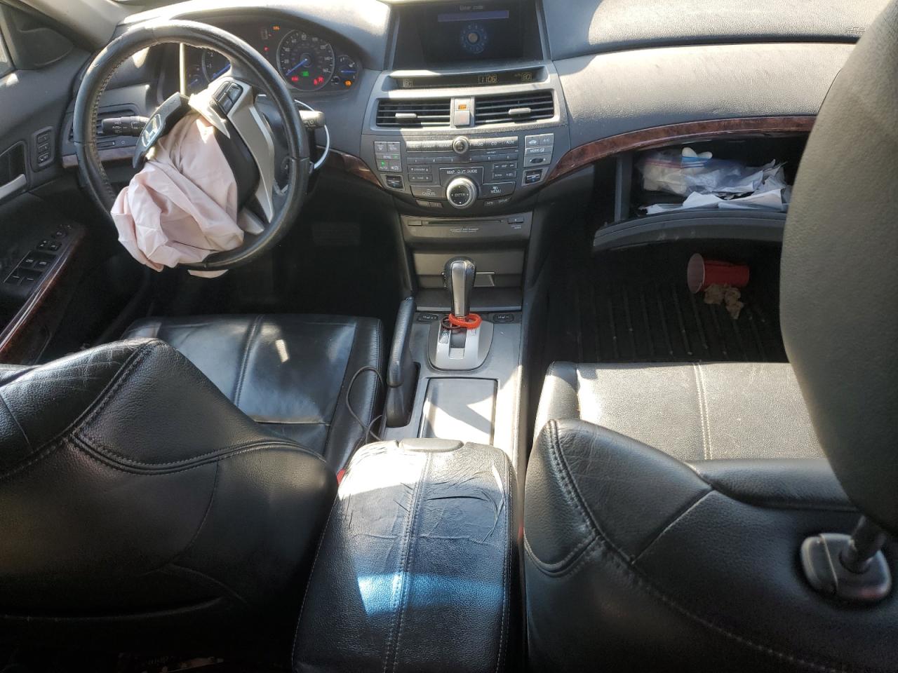 2010 Honda Accord VIN 5J6TF1H54AL011689 Copart auction photo, front end / rear end damage thumbnail 8