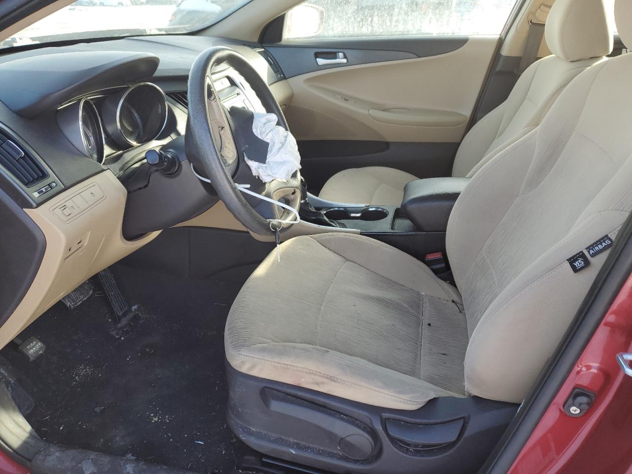 2011 Hyundai Sonata VIN 5NPEB4AC8BH073347 Copart auction photo, front end / side damage thumbnail 7