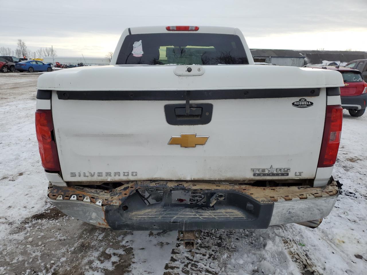 2010 Chevrolet Silverado VIN 3GCRCSE08AG259187 Copart auction photo, rear end / minor dent/scratches damage thumbnail 6