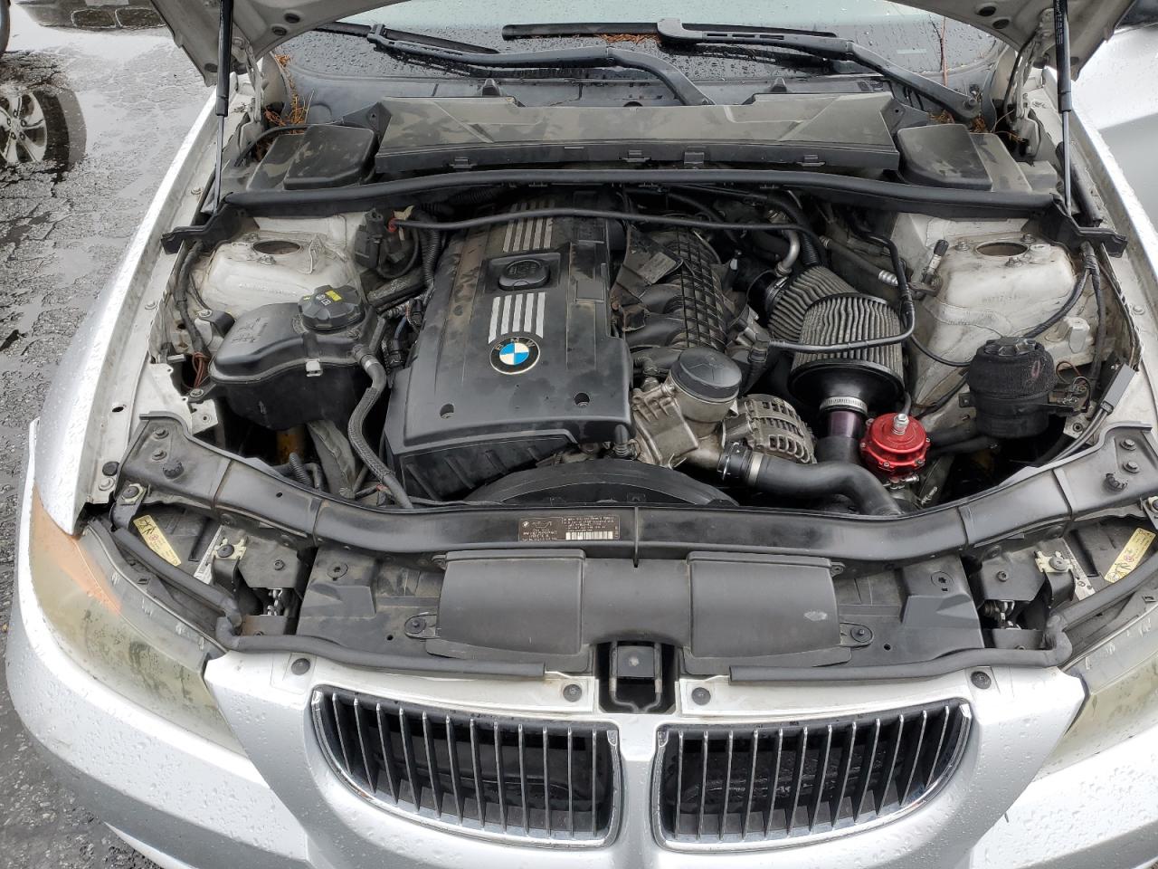 2007 BMW 3er VIN WBAVB73527KY60722 Copart auction photo, side / front end damage thumbnail 11