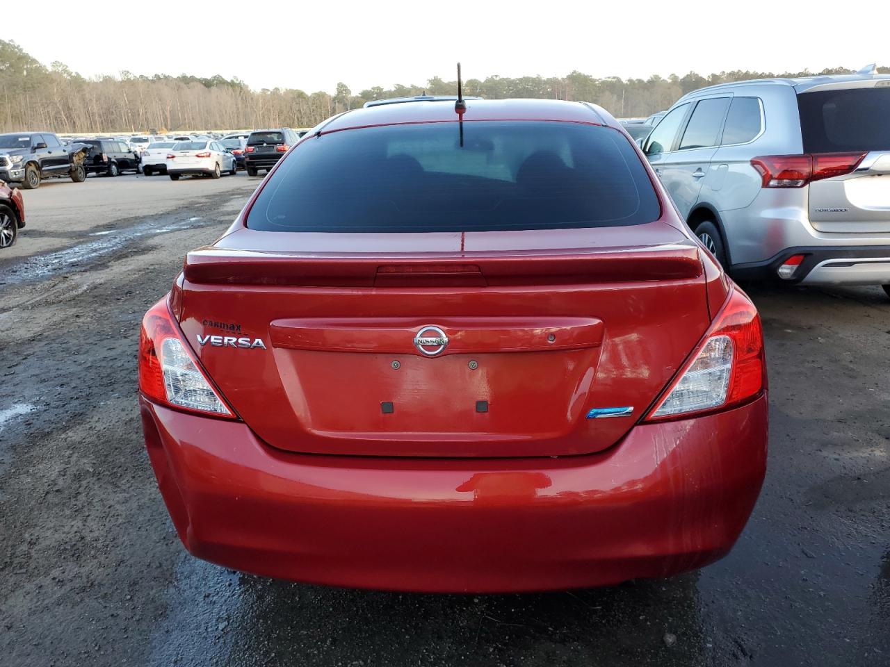 2014 Nissan Versa VIN 3N1CN7AP2EL850275 Copart auction photo, front end damage thumbnail 6