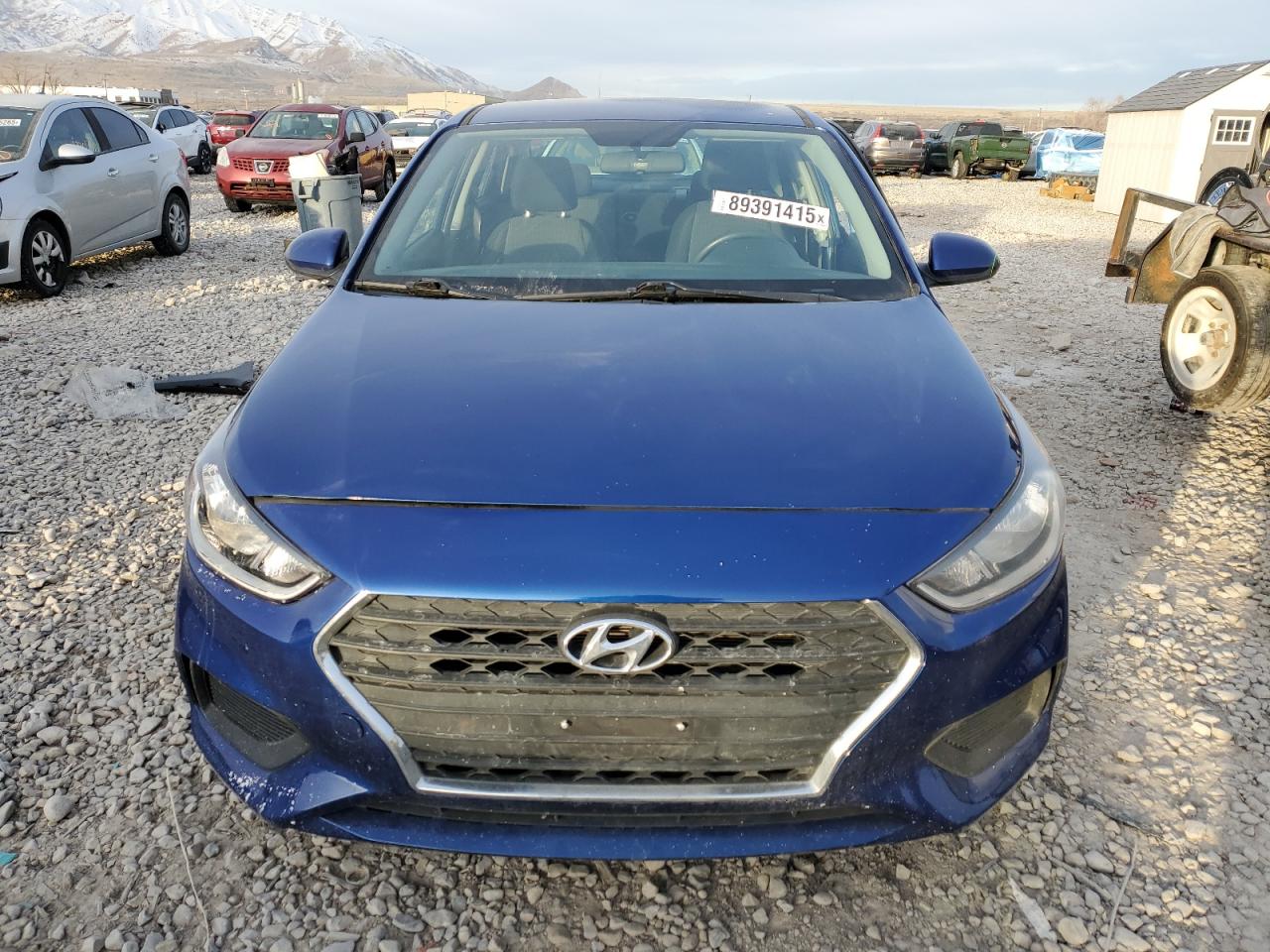 2020 Hyundai Accent VIN 3KPC24A69LE115449 Copart auction photo, side damage thumbnail 5