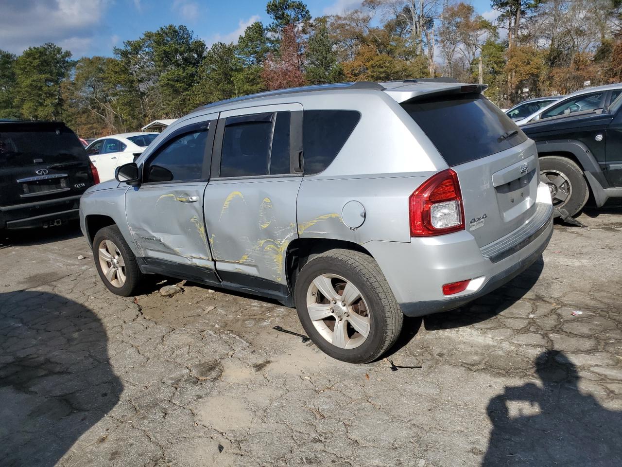2011 Jeep Compass VIN 1J4NF1FBXBD149718 Copart auction photo, all over damage thumbnail 2