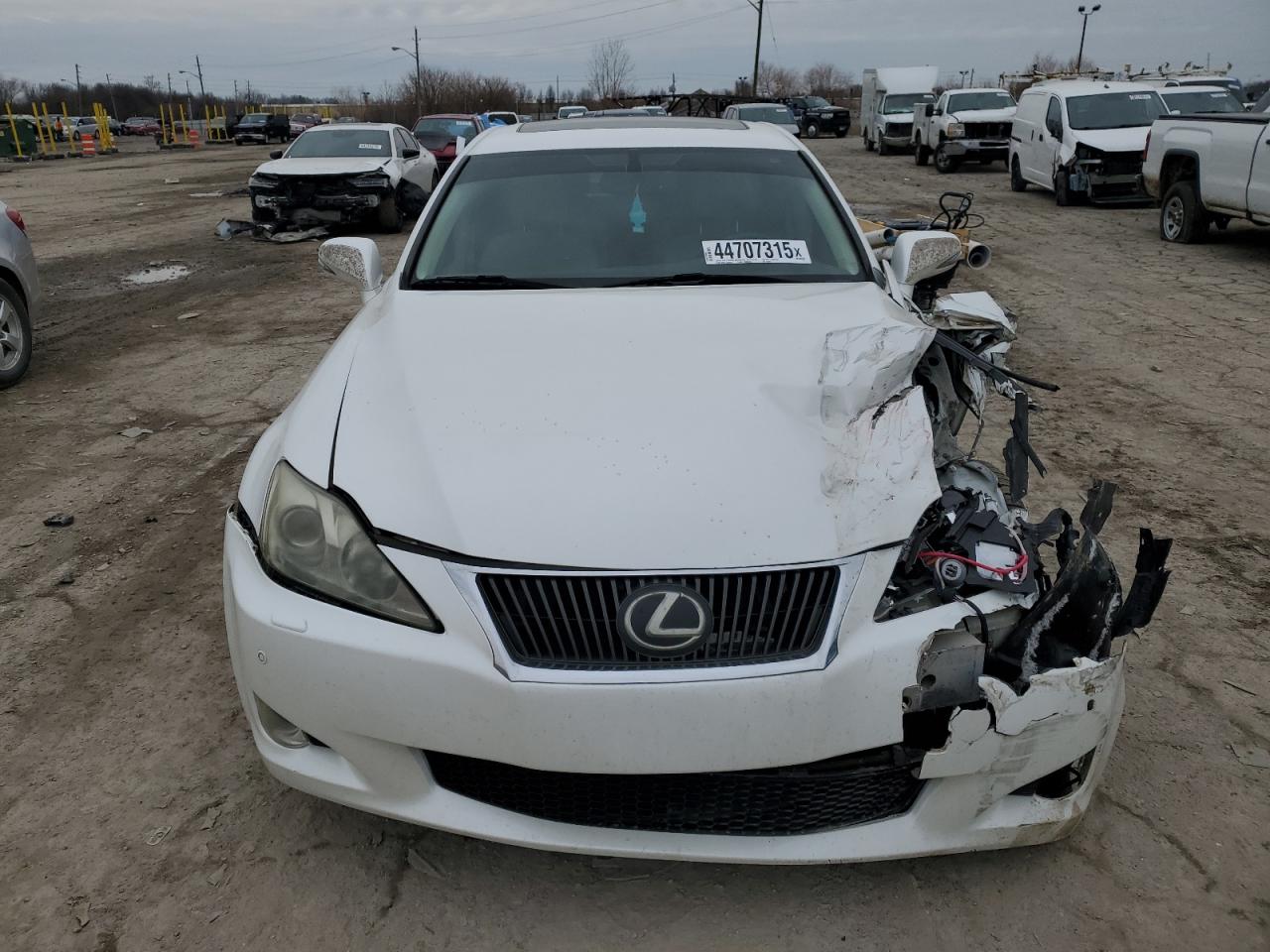 2010 Lexus IS VIN JTHCF5C22A2034824 Copart auction photo, front end / minor dent/scratches damage thumbnail 5