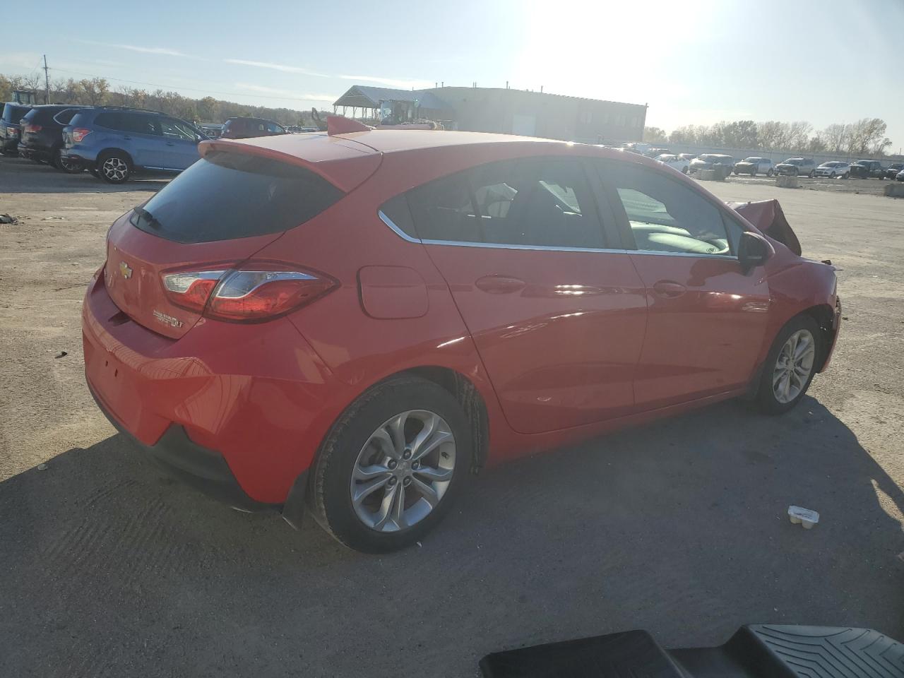 2019 Chevrolet Cruze VIN 3G1BE6SM3KS540377 Copart auction photo, front end / side damage thumbnail 3