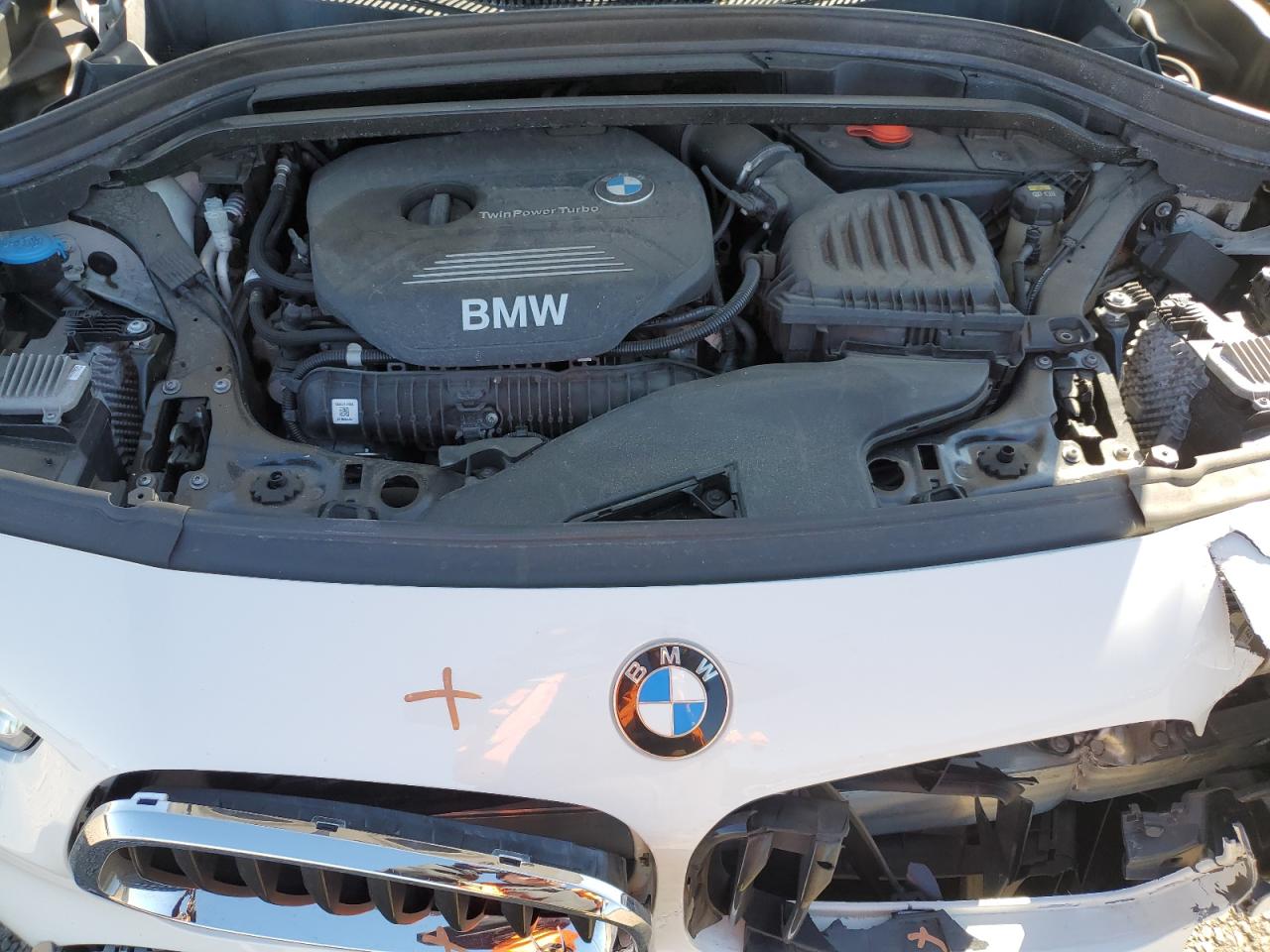 2018 BMW X2 VIN WBXYJ5C33JEF76808 Copart auction photo, front end / side damage thumbnail 12