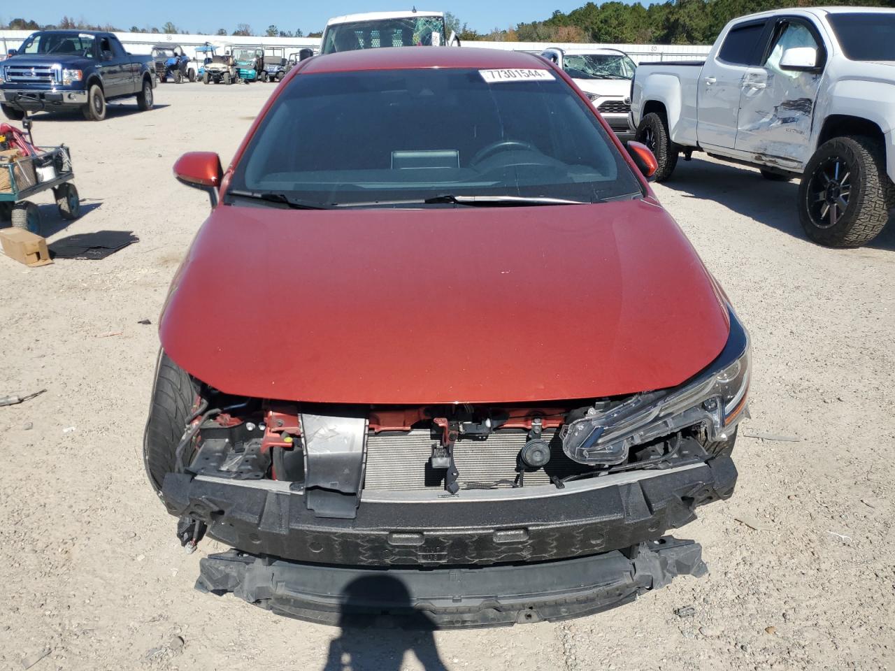 2019 Toyota Corolla VIN JTNK4RBEXK3005813 Copart auction photo, front end damage thumbnail 5