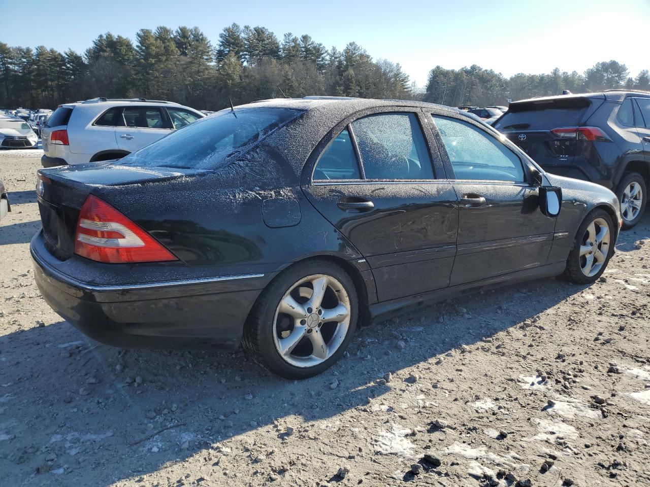 2006 Mercedes-Benz C-klasse VIN WDBRF52H86E020013 Copart auction photo, mechanical / side damage thumbnail 3