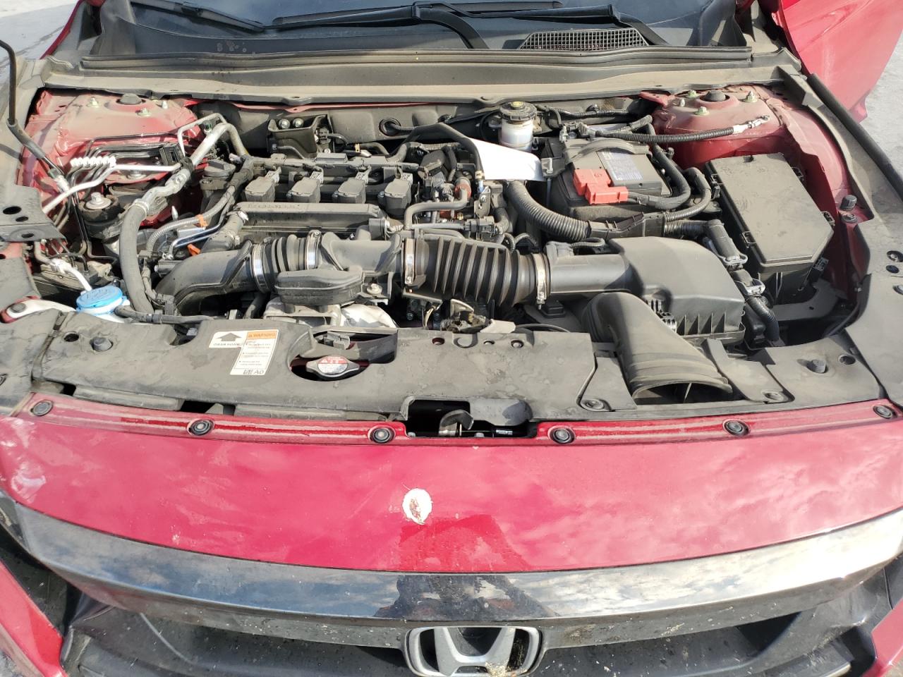 2022 Honda Accord VIN 1HGCV1F43NA059139 Copart auction photo, front end damage thumbnail 12