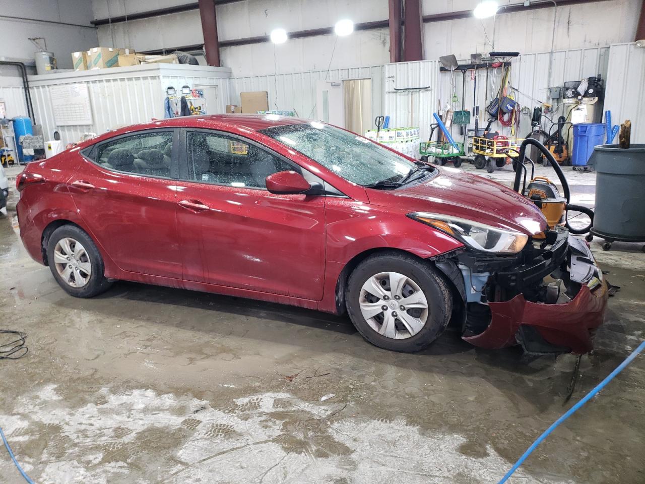 2016 Hyundai Elantra VIN 5NPDH4AE0GH697226 Copart auction photo, front end damage thumbnail 4