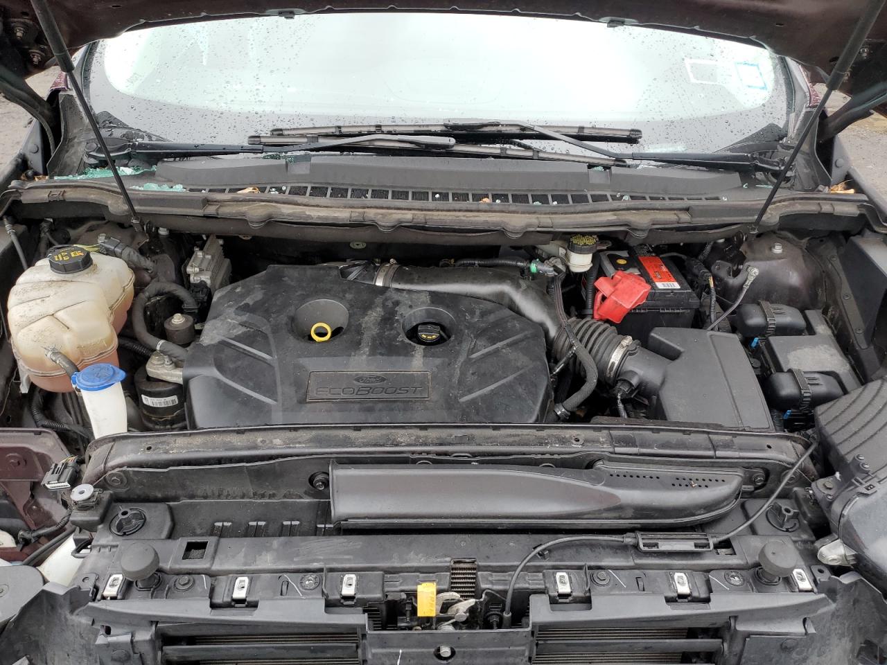 2017 Ford Edge VIN 2FMPK4J91HBC13865 Copart auction photo, side / front end damage thumbnail 13