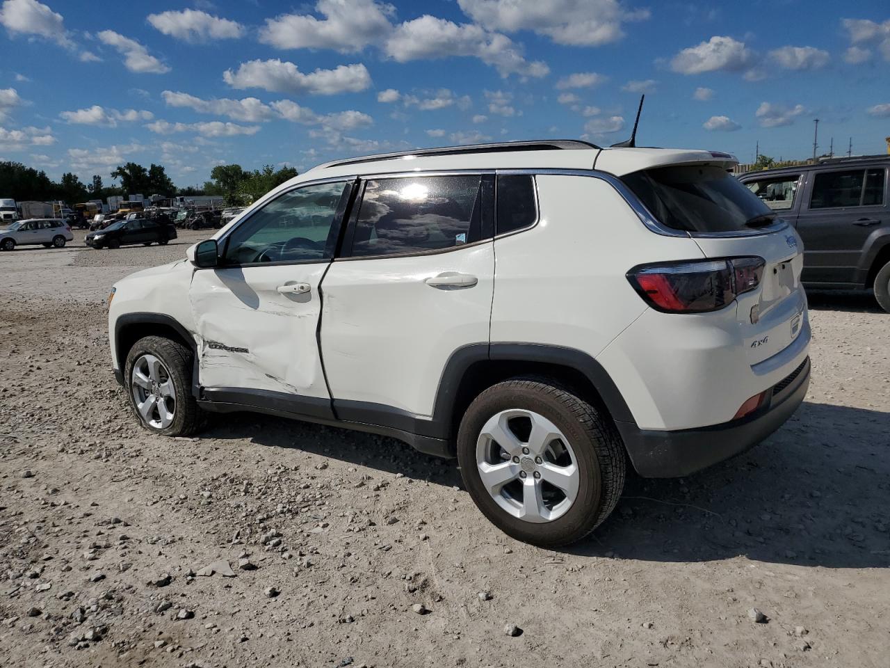 2021 Jeep Compass VIN 3C4NJDBB0MT578410 Copart auction photo, front end / side damage thumbnail 2