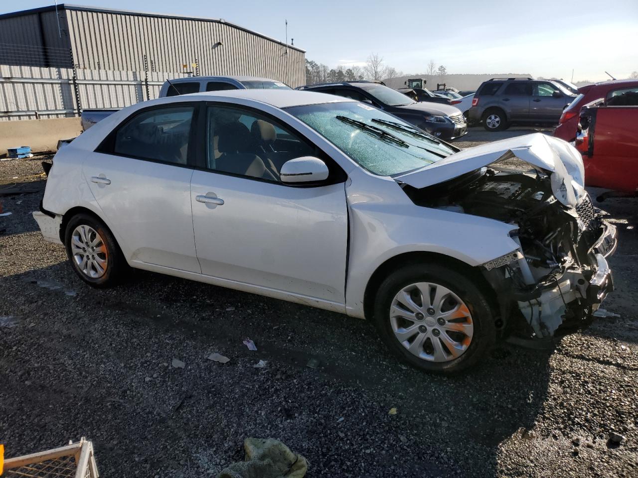 2011 KIA Forte VIN KNAFU4A22B5366146 Copart auction photo, rear end / front end damage thumbnail 4