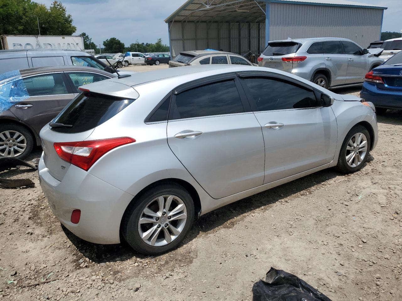 2015 Hyundai Elantra VIN KMHD35LH0FU236801 Copart auction photo, side damage thumbnail 3