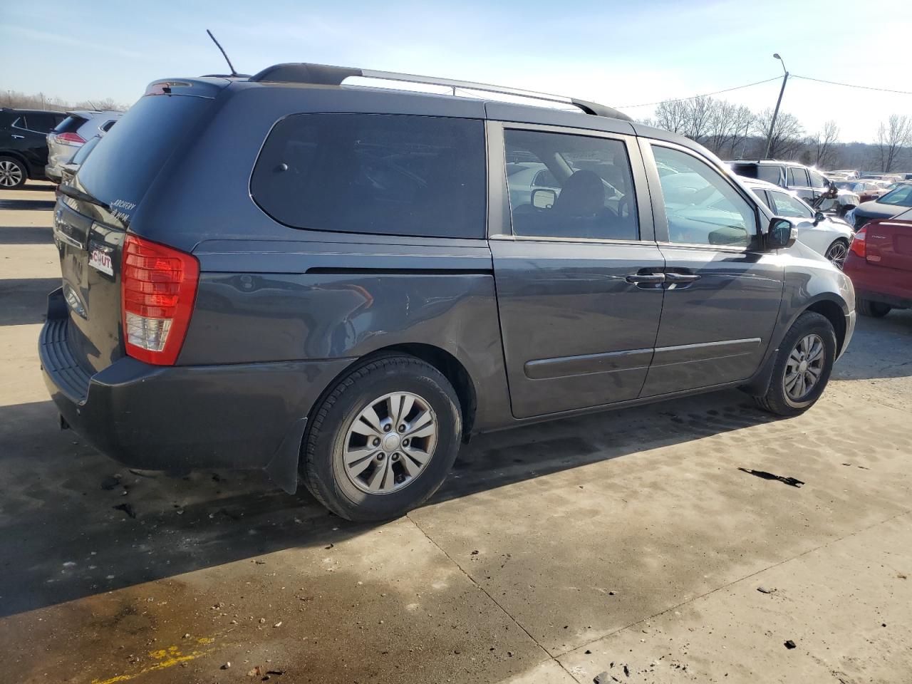 2012 KIA Sedona VIN KNDMG4C79C6484409 Copart auction photo, normal wear damage thumbnail 3