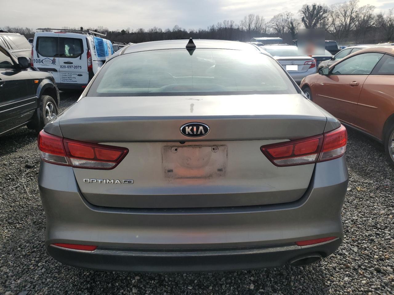 2016 KIA Optima VIN 5XXGU4L32GG067966 Copart auction photo, front end damage thumbnail 6