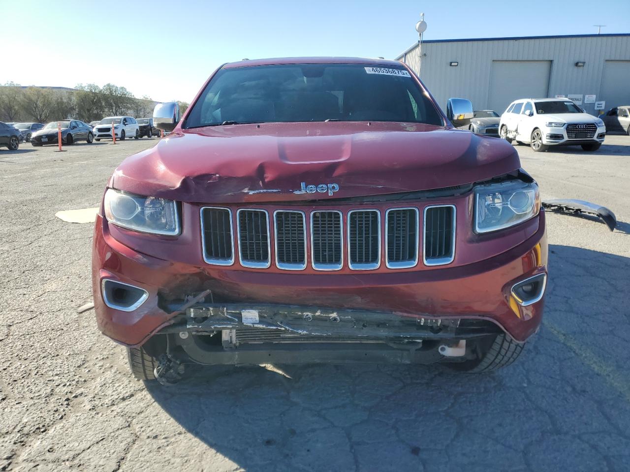 2015 Jeep Grand Cherokee VIN 1C4RJEBG1FC849041 Copart auction photo, front end damage thumbnail 5