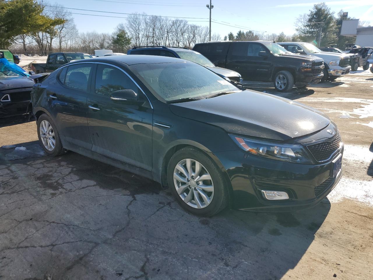 2015 KIA Optima VIN 5XXGN4A70FG386719 Copart auction photo, rear end damage thumbnail 4