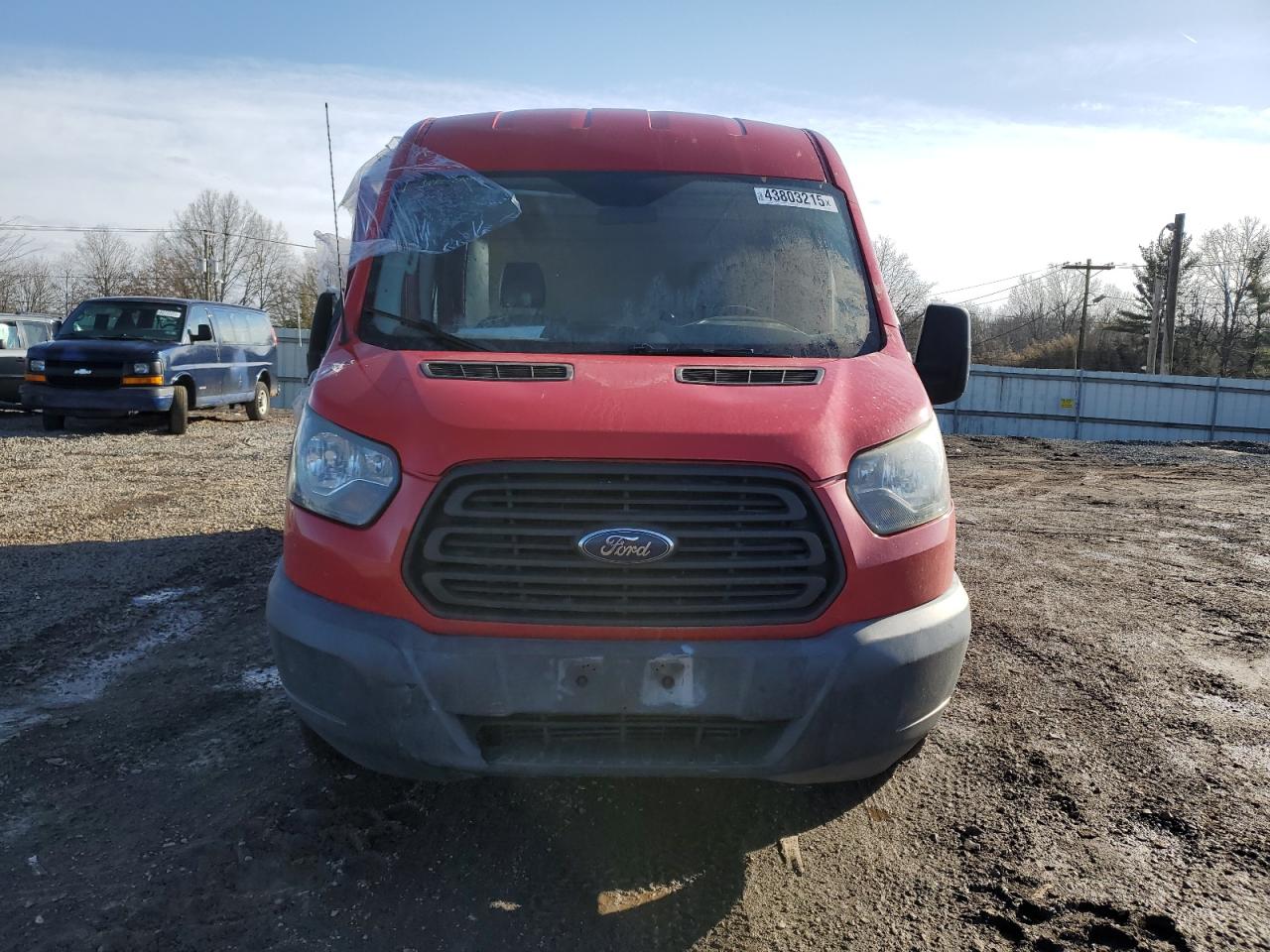 2015 Ford Transit VIN 1FTNR2CV0FKA22821 Copart auction photo, side damage thumbnail 5