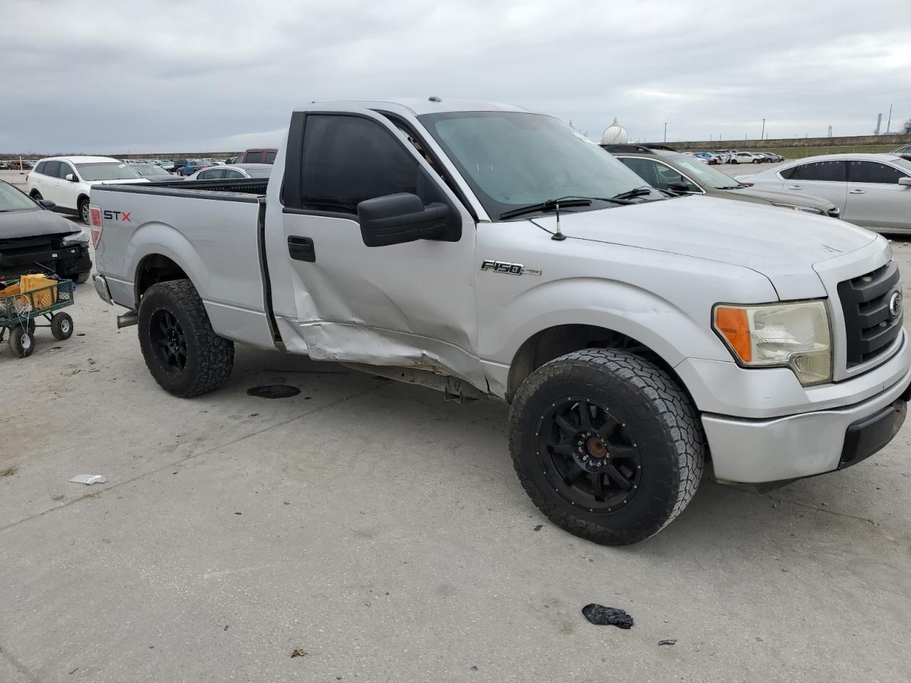 2012 Ford F-150 VIN 1FTMF1CM7CKD63554 Copart auction photo, side damage thumbnail 4