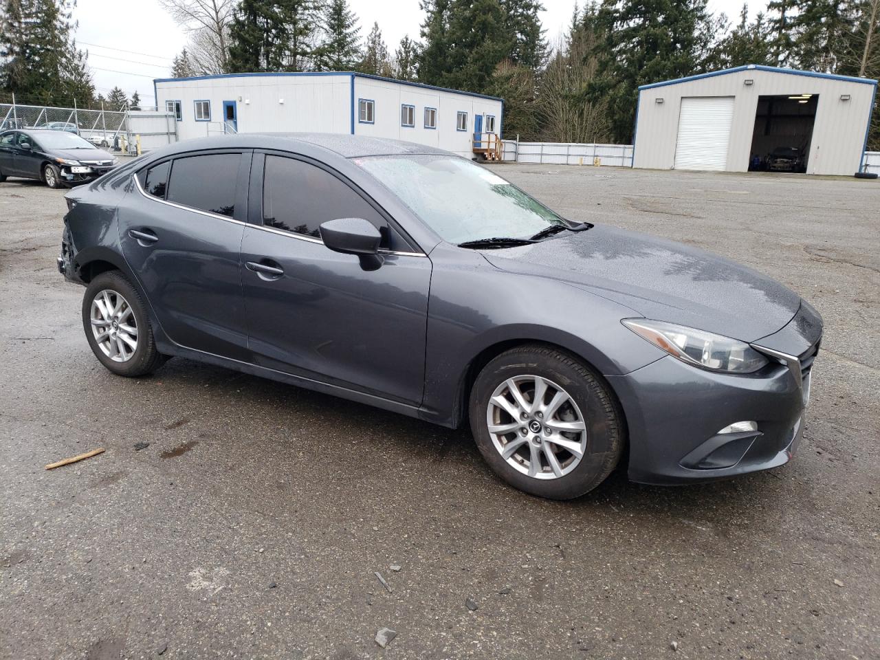 2014 Mazda 3 VIN JM1BM1V7XE1109298 Copart auction photo, rear end / side damage thumbnail 4