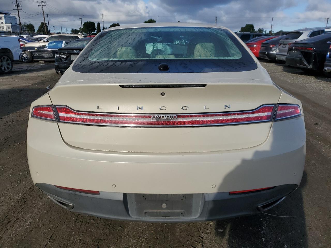 2014 Lincoln MKZ VIN 3LN6L2LU7ER807419 Copart auction photo, front end damage thumbnail 6