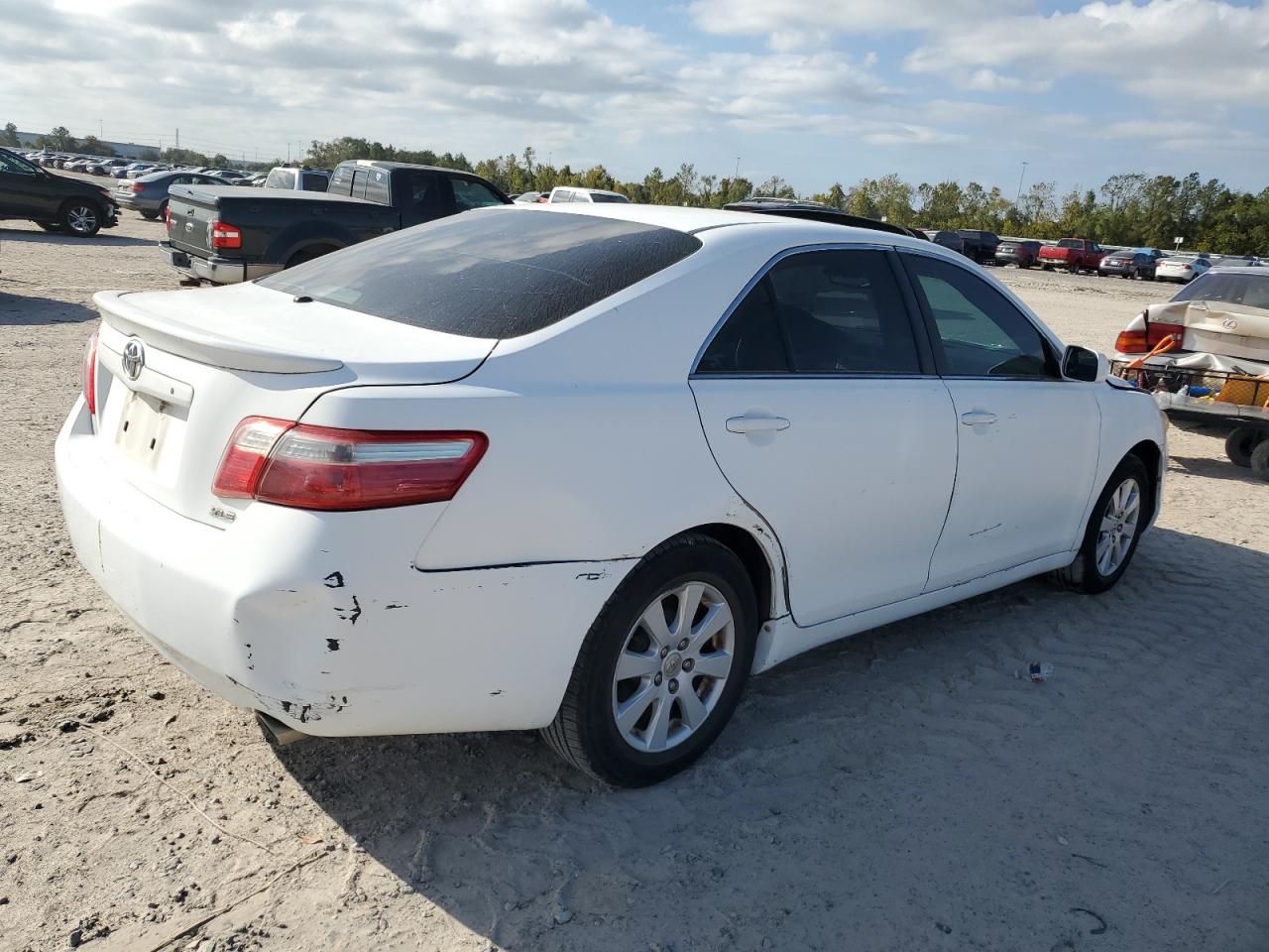 2009 Toyota Camry VIN 4T1BE46K19U890990 Copart auction photo, side / rear end damage thumbnail 3