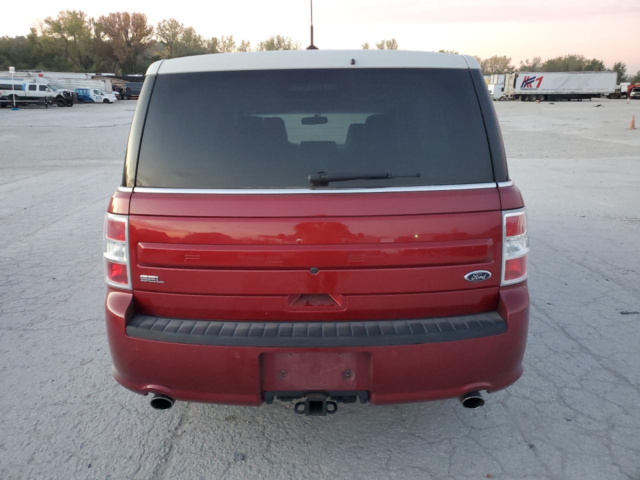 2013 Ford Flex VIN 2FMGK5C82DBD23618 Copart auction photo, front end / side damage thumbnail 6