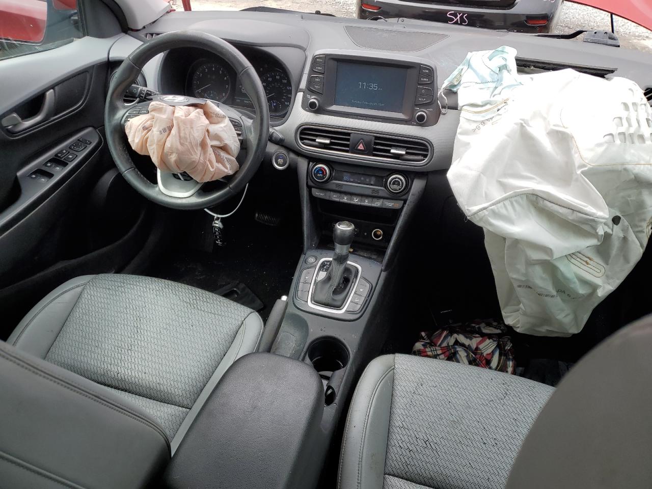 2021 Hyundai Kona VIN KM8K33A51MU731249 Copart auction photo, front end / side damage thumbnail 8