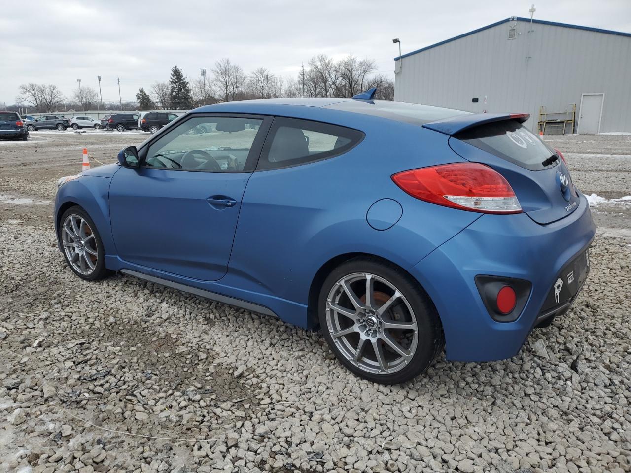 2016 Hyundai Veloster VIN KMHTC6AE5GU264380 Copart auction photo, mechanical damage thumbnail 2