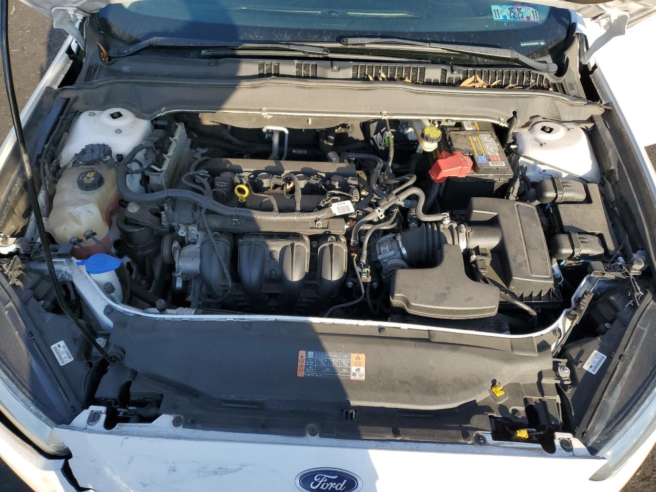 2016 Ford Fusion VIN 3FA6P0H72GR336806 Copart auction photo, front end / side damage thumbnail 12