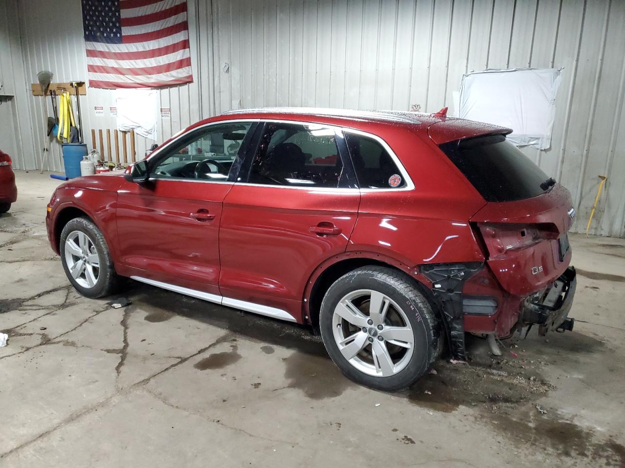 2018 Audi Q5 VIN WA1BNAFY0J2077013 Copart auction photo, rear end damage thumbnail 2