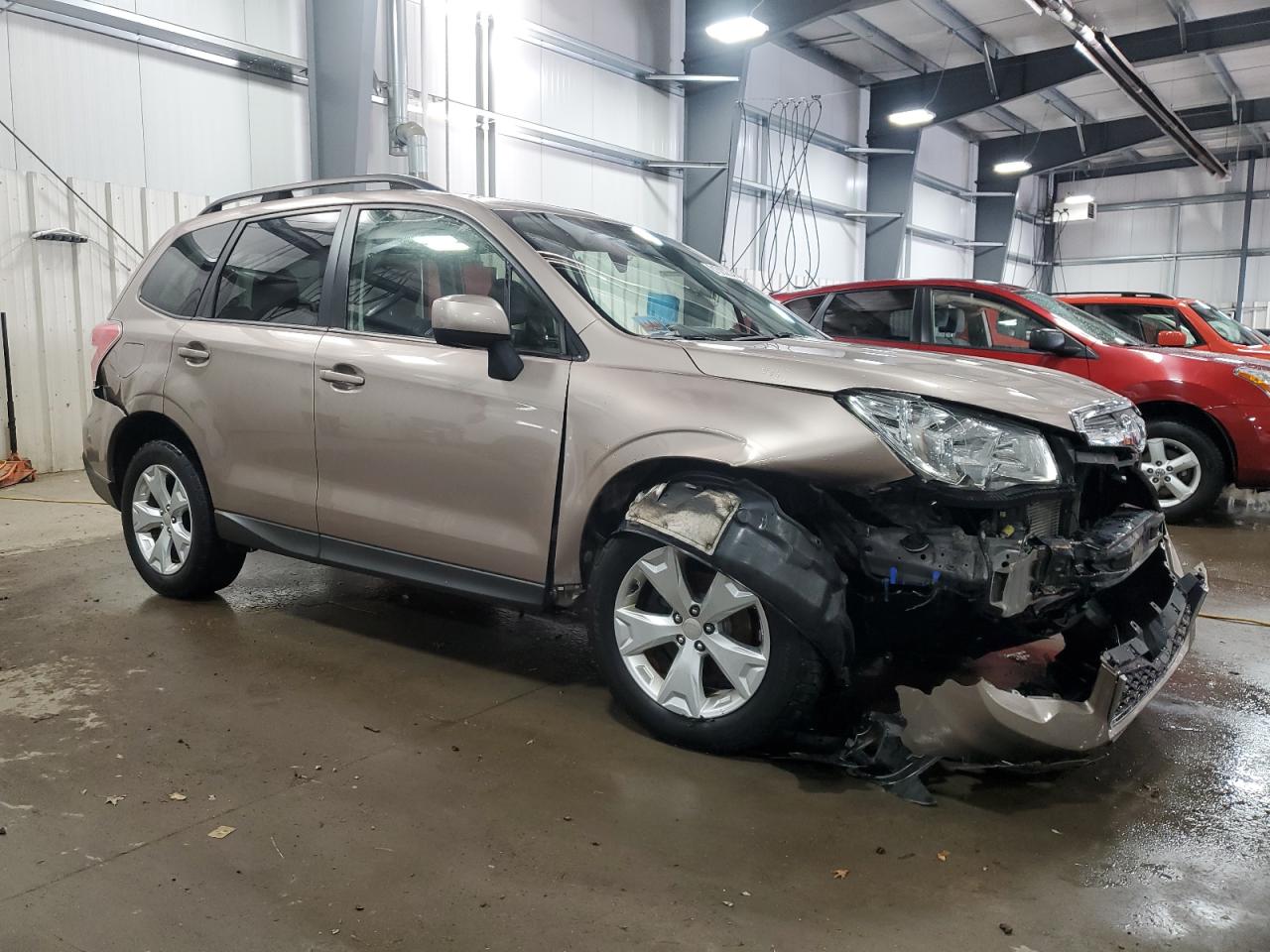 2015 Subaru Forester VIN JF2SJAFC4FH581298 Copart auction photo, front end / rear end damage thumbnail 4