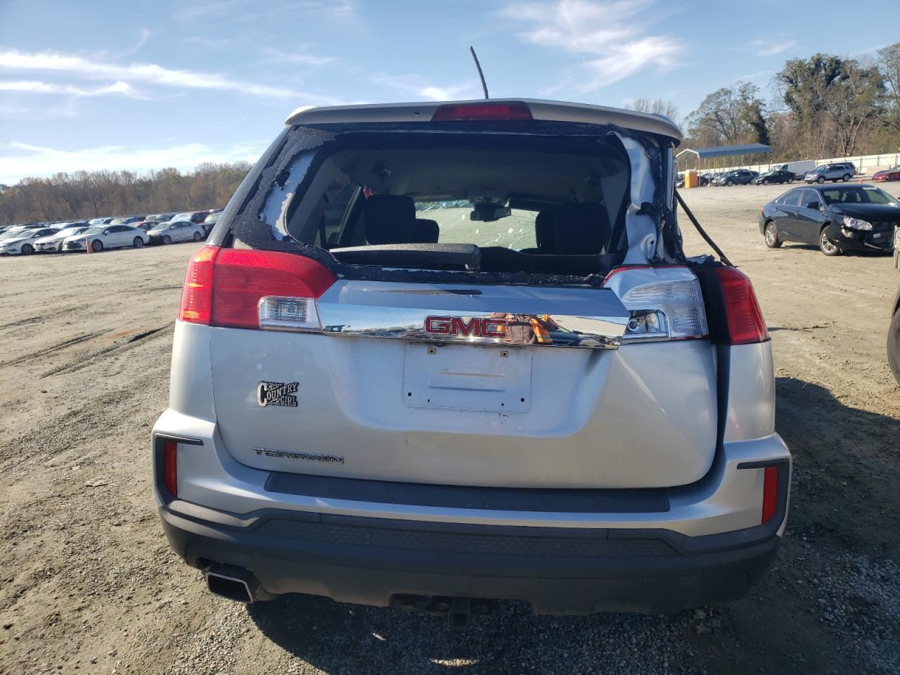 2016 GMC Terrain VIN 2GKALMEK4G6104042 Copart auction photo, all over damage thumbnail 6