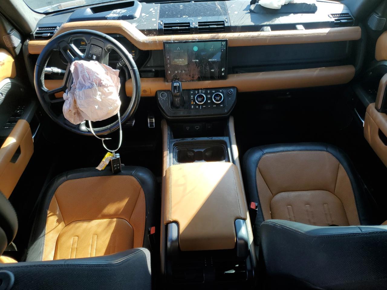 2022 Land Rover Defender VIN SALEXERU1N2073905 Copart auction photo, front end / minor dent/scratches damage thumbnail 8