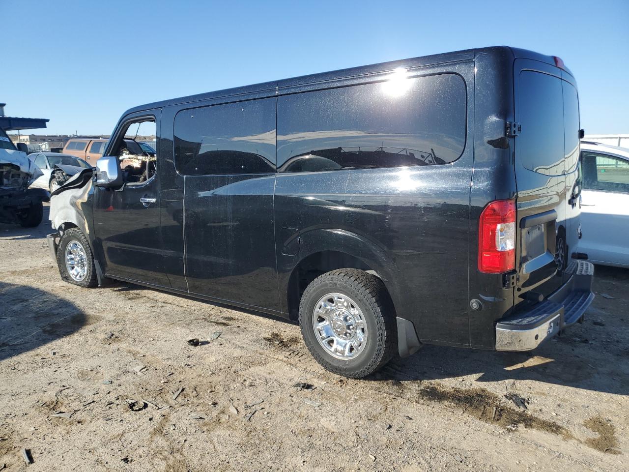 2017 Nissan NV VIN 5BZAF0AA2HN851659 Copart auction photo, burn / burn - interior damage thumbnail 2