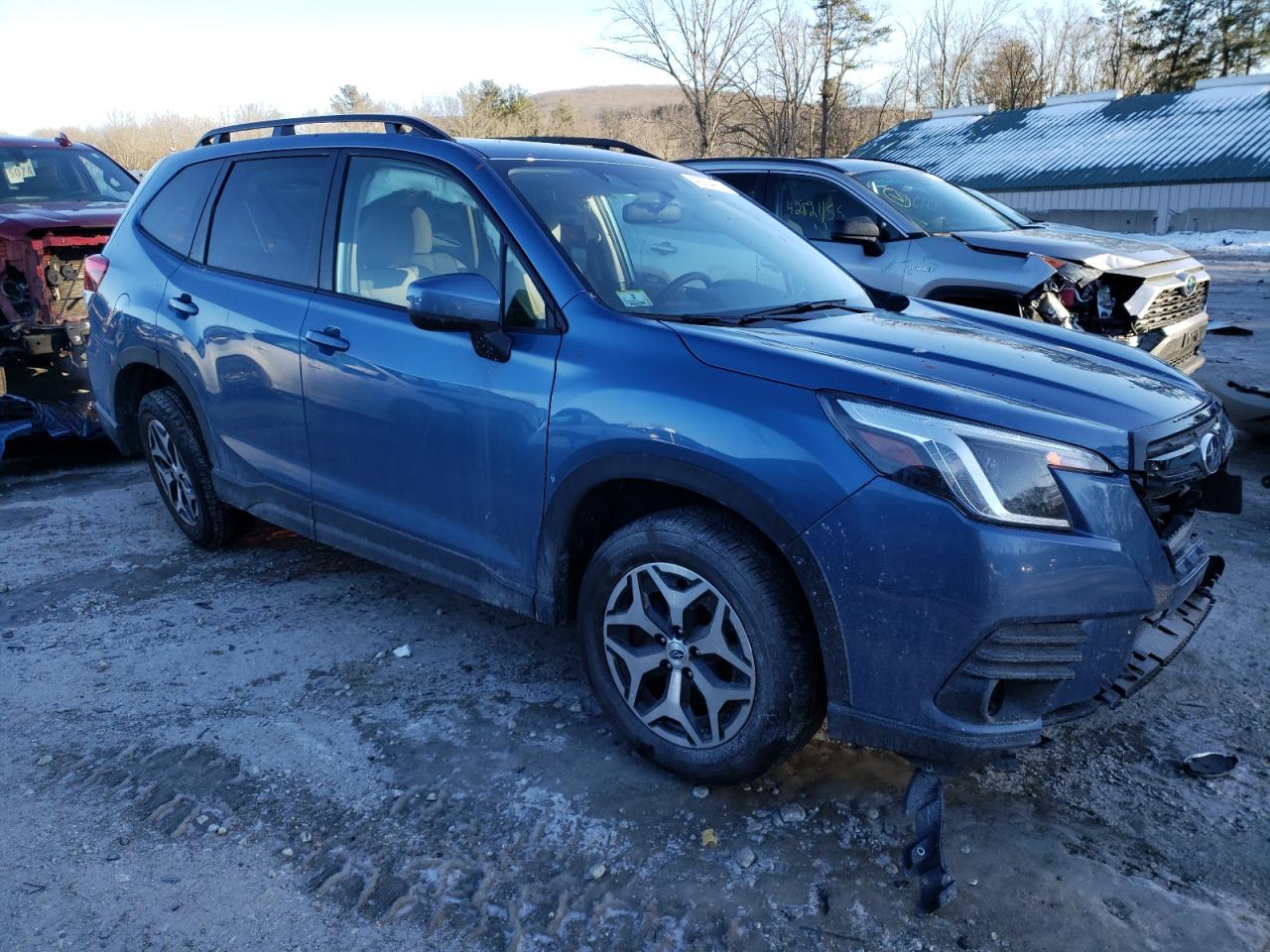 2024 Subaru Forester VIN JF2SKADC8RH489177 Copart auction photo, front end / undercarriage damage thumbnail 4