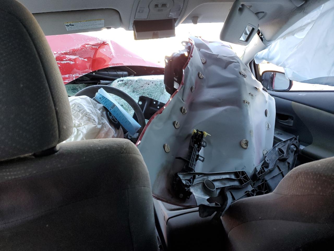 2012 Toyota Prius VIN JTDZN3EU2C3096013 Copart auction photo, all over damage thumbnail 8