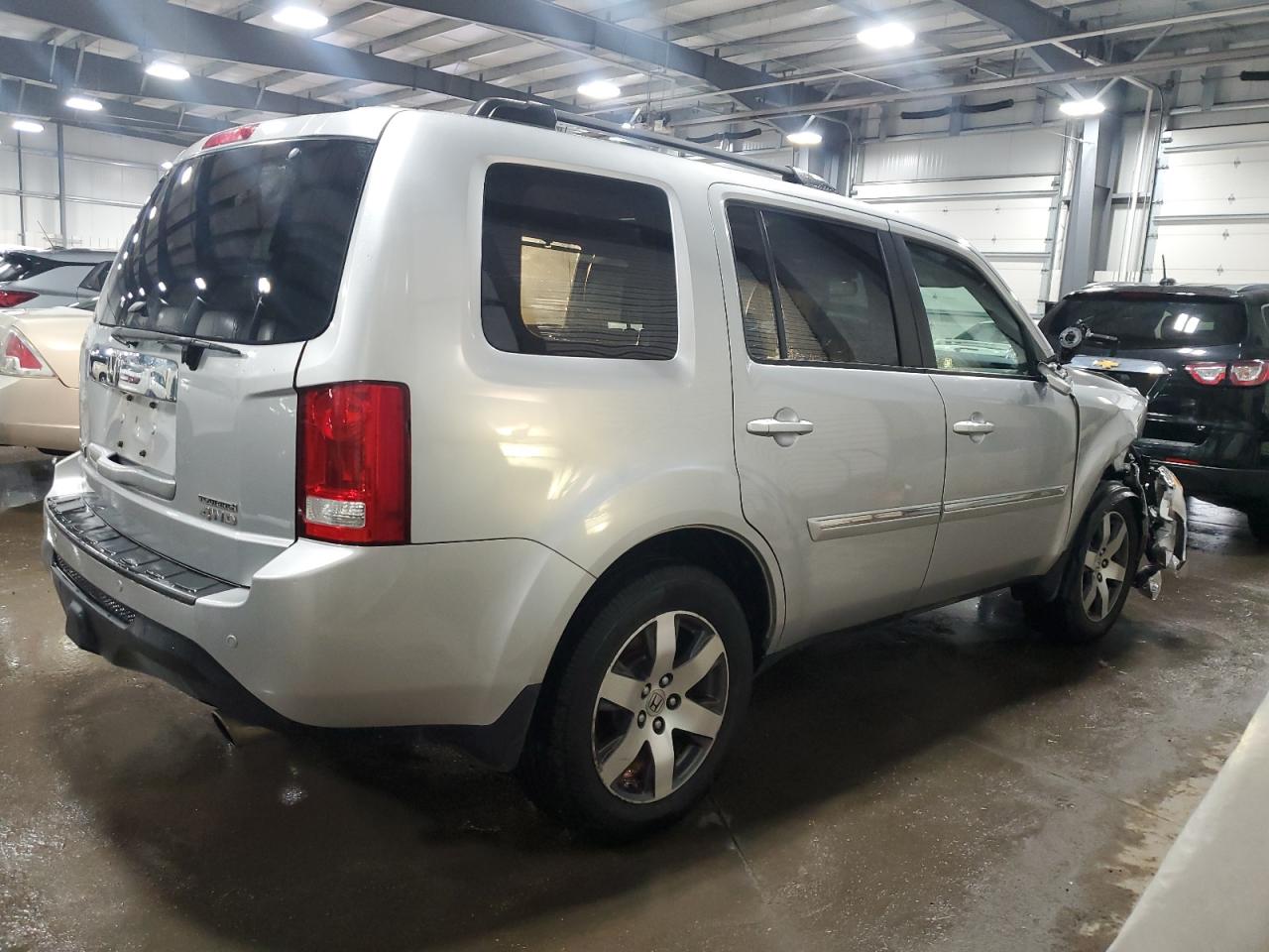 2012 Honda Pilot VIN 5FNYF4H91CB062976 Copart auction photo, front end damage thumbnail 3