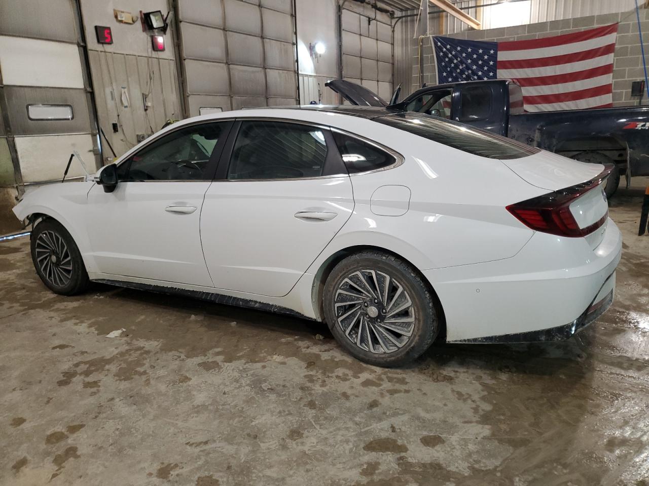 2023 Hyundai Sonata VIN KMHL54JJ9PA072134 Copart auction photo, front end damage thumbnail 2