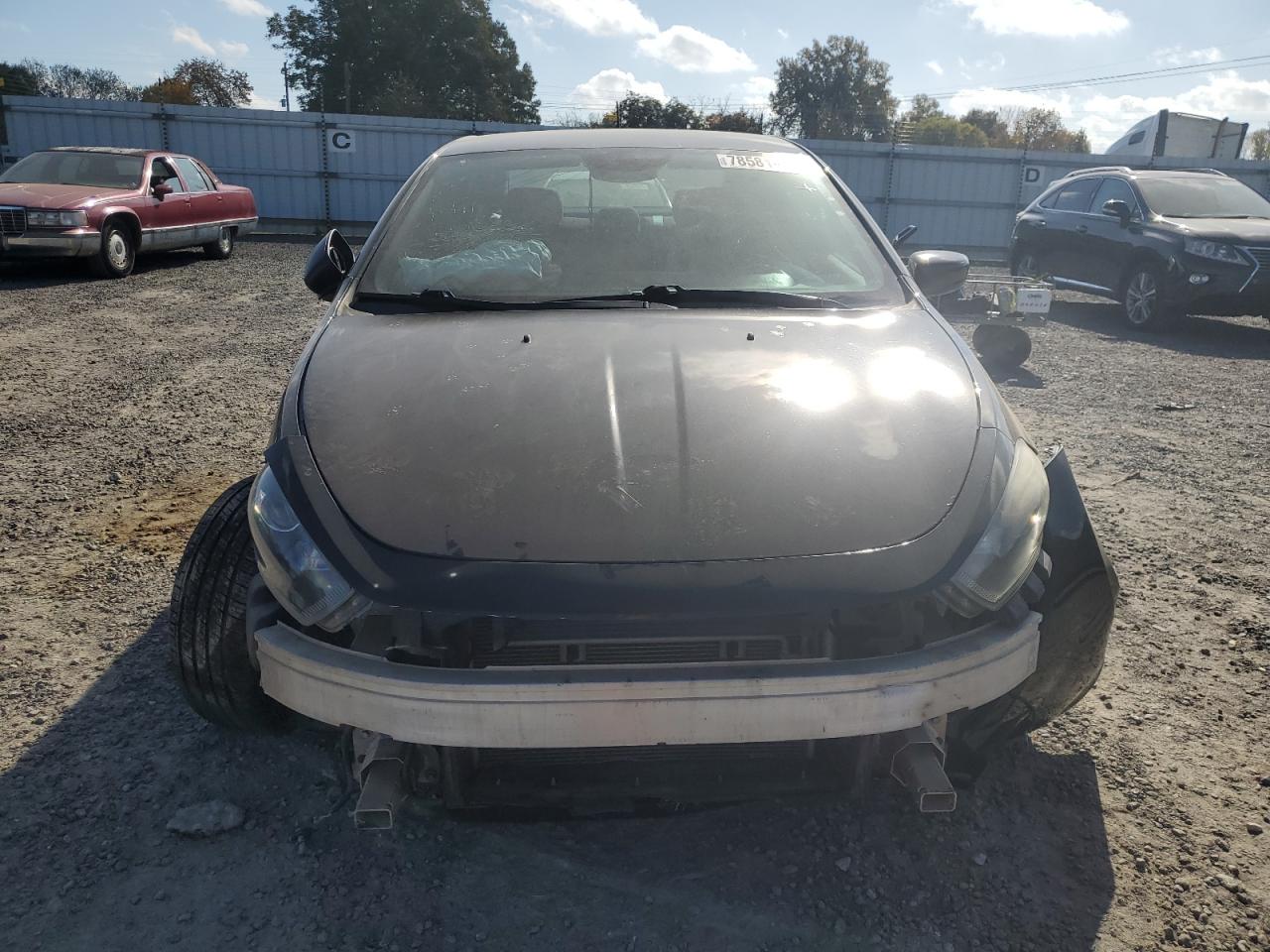 2015 Dodge Dart VIN 1C3CDFBBXFD102124 Copart auction photo, front end / undercarriage damage thumbnail 5