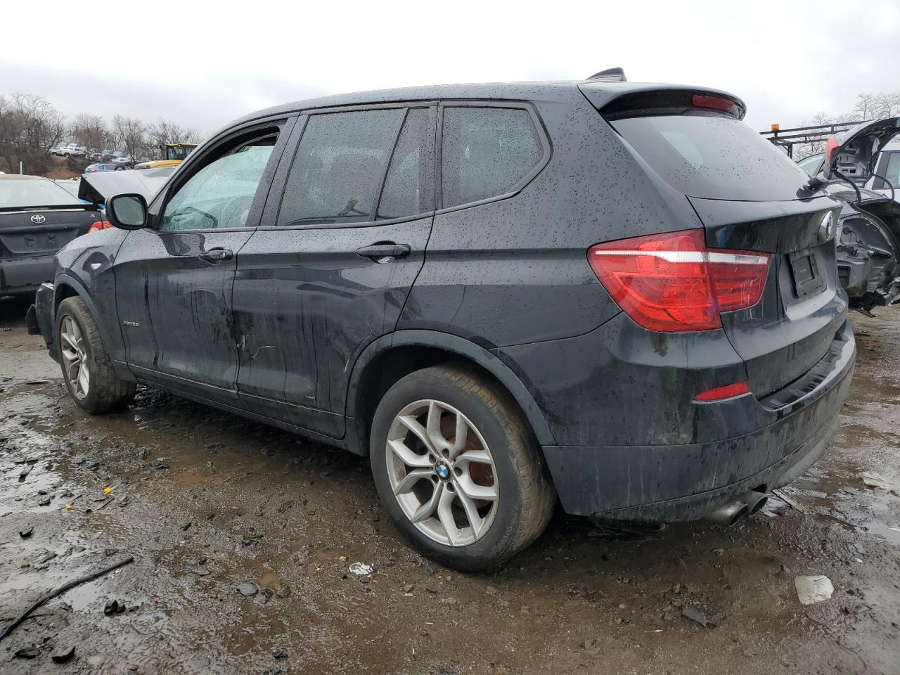 2013 BMW X3 VIN 5UXWX9C50D0A30883 Copart auction photo, front end / minor dent/scratches damage thumbnail 2